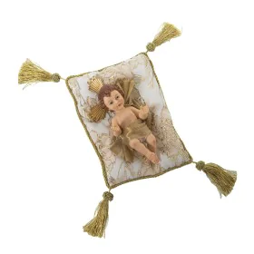 Figurine Décorative Alexandra House Living Plastique Doré Bébé Jésus 12 x 15 x 23 cm Coussin de Alexandra House Living, Pièce...