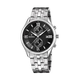 Relógio masculino Festina F6854/8 Preto Prateado de Festina, Relógios com braselete - Ref: S7274707, Preço: 131,96 €, Descont...