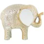 Figura Decorativa Alexandra House Living Blanco Cerámica Elefante Dorado 9 x 19 x 16 cm de Alexandra House Living, Colecciona...