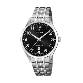 Reloj Hombre Festina F20466/3 Negro Plateado (Ø 40 mm) de Festina, Relojes de pulsera - Ref: S7274965, Precio: 141,28 €, Desc...