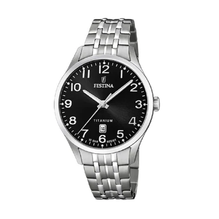 Reloj Hombre Festina F20466/3 Negro Plateado (Ø 40 mm) de Festina, Relojes de pulsera - Ref: S7274965, Precio: 149,19 €, Desc...