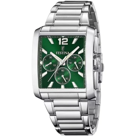 Men's Watch Festina F20635/3 Green Silver by Festina, Wrist Watches - Ref: S7274983, Price: 176,19 €, Discount: %