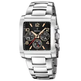 Reloj Hombre Festina F20652/4 Negro Plateado de Festina, Relojes de pulsera - Ref: S7274999, Precio: 166,47 €, Descuento: %