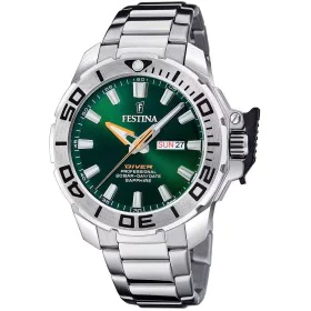 Men's Watch Festina F20665/2 Green Silver by Festina, Wrist Watches - Ref: S7275063, Price: 181,10 €, Discount: %