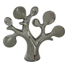 Deko-Figur Alexandra House Living aus Keramik Baum abstrakt Silberfarben 8 x 26 x 23 cm von Alexandra House Living, Sammlerst...