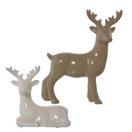 Set of Figures Alexandra House Living Ceramic Reindeer (2 Pieces) by Alexandra House Living, Collectables - Ref: D1623293, Pr...