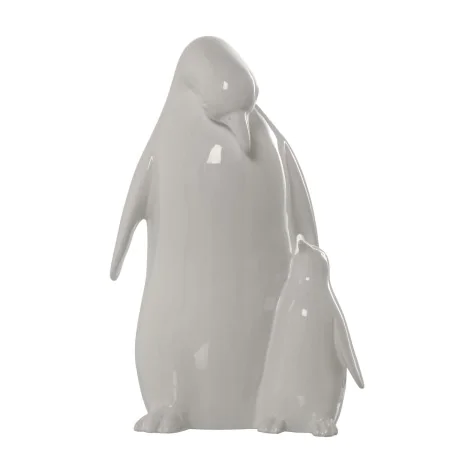 Decorative Figure Alexandra House Living White Ceramic Penguin 18 x 18 x 31 cm by Alexandra House Living, Collectables - Ref:...