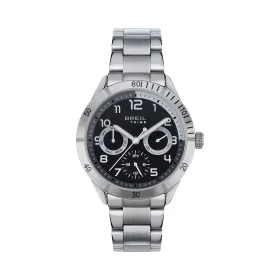 Relógio masculino Breil EW0617 Preto Prateado (Ø 37 mm) de Breil, Relógios com braselete - Ref: S7275811, Preço: 105,55 €, De...