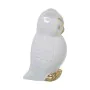 Figurine Décorative Alexandra House Living Blanc Doré Céramique Hibou 16 x 16 x 27 cm de Alexandra House Living, Pièces de co...