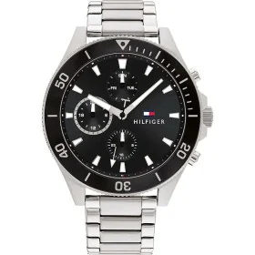 Orologio Uomo Tommy Hilfiger 1674788 Nero Argentato di Tommy Hilfiger, Orologi da polso - Rif: S7276386, Prezzo: 213,24 €, Sc...