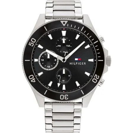 Men's Watch Tommy Hilfiger 1674788 Black Silver by Tommy Hilfiger, Wrist Watches - Ref: S7276386, Price: 213,24 €, Discount: %