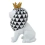 Figurine Décorative Alexandra House Living Blanc Doré Plastique Lion Couronne 17 x 23 x 29 cm de Alexandra House Living, Pièc...