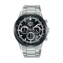 Orologio Uomo Lorus RT397JX9 Nero Argentato di Lorus, Orologi da polso - Rif: S7277223, Prezzo: 134,15 €, Sconto: %