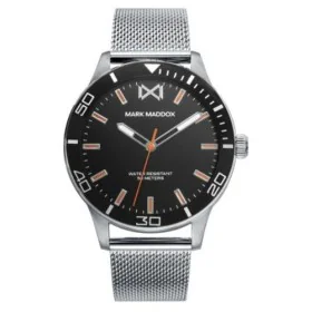 Relógio masculino Mark Maddox HM7146-57 Preto Prateado (Ø 40 mm) de Mark Maddox, Relógios com braselete - Ref: S7277900, Preç...