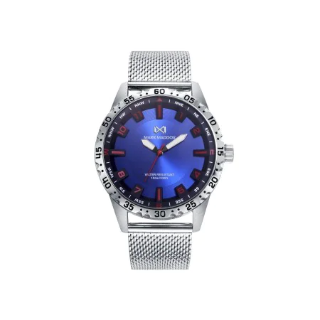 Reloj Hombre Mark Maddox HM0133-34 Plateado (Ø 44 mm) de Mark Maddox, Relojes de pulsera - Ref: S7277926, Precio: 77,42 €, De...