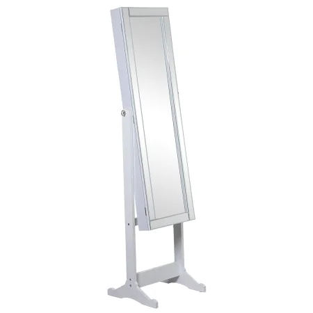 Free standing mirror Alexandra House Living White 46 x 36 x 158 cm Rectangular by Alexandra House Living, Floor Mirrors - Ref...