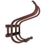 Wall mounted coat hanger Alexandra House Living Walnut Wood 45 x 31 x 21 cm by Alexandra House Living, Wall Coat Racks - Ref:...