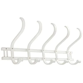 Wall mounted coat hanger Alexandra House Living White Wood 72 x 21 x 30 cm by Alexandra House Living, Wall Coat Racks - Ref: ...