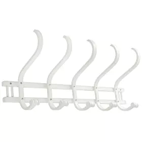 Wall mounted coat hanger Alexandra House Living White Wood 72 x 21 x 30 cm by Alexandra House Living, Wall Coat Racks - Ref: ...