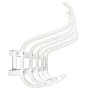 Appendiabiti da parete Alexandra House Living Bianco Legno 72 x 21 x 30 cm di Alexandra House Living, Appendiabiti a parete -...