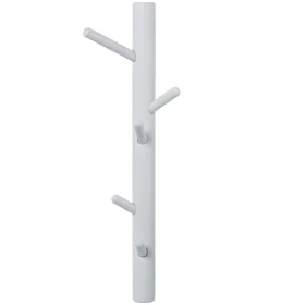 Appendiabiti da parete Alexandra House Living Bianco Legno Legno d'albero della gomma 13 x 9 x 50 cm di Alexandra House Livin...