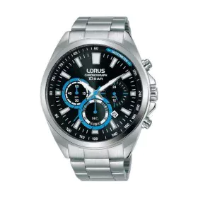 Reloj Hombre Lorus SPORTS Negro Plateado (Ø 44 mm) de Lorus, Relojes de pulsera - Ref: S7286707, Precio: 81,99 €, Descuento: %