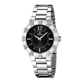 Reloj Hombre Festina F16730_2 Negro Plateado (Ø 35 mm) de Festina, Relojes de pulsera - Ref: S7287993, Precio: 114,51 €, Desc...