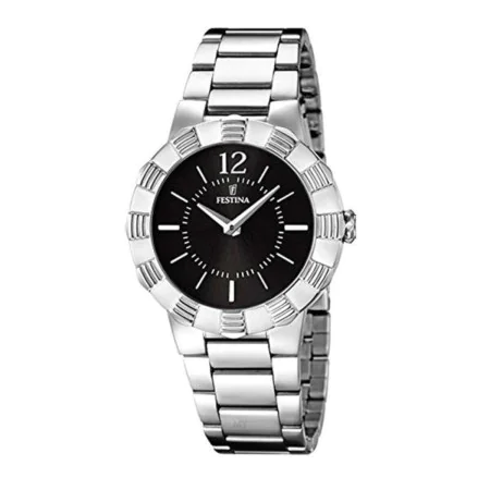 Reloj Hombre Festina F16730_2 Negro Plateado (Ø 35 mm) de Festina, Relojes de pulsera - Ref: S7287993, Precio: 120,93 €, Desc...