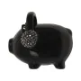 Figura Decorativa Alexandra House Living Negro Cerámica 16 x 11,5 x 13,5 cm Hucha de Alexandra House Living, Coleccionables -...