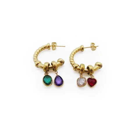 Boucles d´oreilles Femme AN Jewels AL.E2WI23SMC2 de AN Jewels, Boucles d'oreilles - Réf : S7289153, Prix : 59,24 €, Remise : %