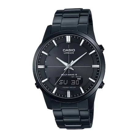 Montre Homme Casio LINEAGE Multiband 6 Tough Solar Noir (Ø 40 mm) de Casio, Montres bracelet - Réf : S7289305, Prix : 259,59 ...