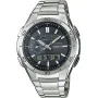 Montre Homme Casio WAVE CEPTOR Multibadn 6 Tough Solar Noir Gris Argenté (Ø 43,5 mm) de Casio, Montres bracelet - Réf : S7289...