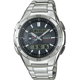 Orologio Uomo Casio WAVE CEPTOR Multibadn 6 Tough Solar Nero Grigio Argentato (Ø 43,5 mm) di Casio, Orologi da polso - Rif: S...