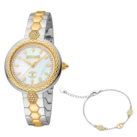 Relógio feminino Just Cavalli JC1L205M0085 (Ø 34 mm) de Just Cavalli, Relógios com braselete - Ref: S7289458, Preço: 148,20 €...