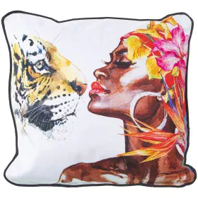 Cushion Alexandra House Living Venecia Multicolour Textile 45 x 45 cm by Alexandra House Living, Cushions - Ref: D1625744, Pr...