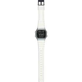 Montre Unisexe Casio VINTAGE COLLECTION - TRANSPARENT BAND - BLACK Noir Argenté (Ø 36 mm) de Casio, Montres bracelet - Réf : ...