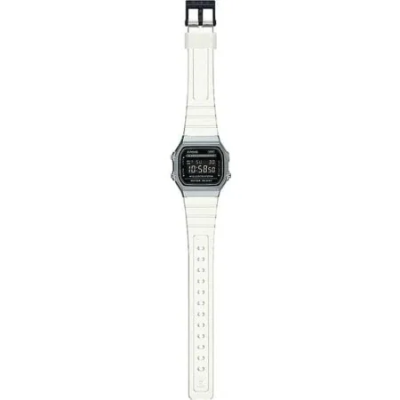 Reloj Unisex Casio VINTAGE COLLECTION - TRANSPARENT BAND - BLACK Negro Plateado (Ø 36 mm) de Casio, Relojes de pulsera - Ref:...