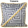 Almofada Alexandra House Living Venecia Multicolor Têxtil 45 x 45 cm de Alexandra House Living, Almofadas - Ref: D1625772, Pr...