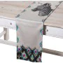 Caminho de Mesa Alexandra House Living Cinzento Têxtil 180 x 30 cm Zebra Veludo de Alexandra House Living, Caminhos de mesa -...