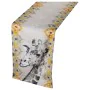 Chemin de Table Alexandra House Living Jaune Gris Textile 180 x 30 cm Velours Girafe de Alexandra House Living, Chemin de tab...