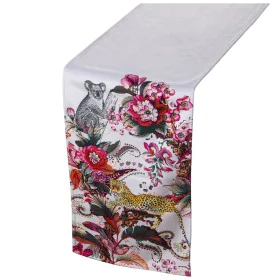 Chemin de Table Alexandra House Living Rose Textile 180 x 30 cm Velours Jungle de Alexandra House Living, Chemin de table - R...