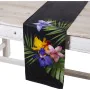 Chemin de Table Alexandra House Living Noir Textile 180 x 30 cm Velours Floral de Alexandra House Living, Chemin de table - R...