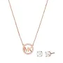 Women's necklace and matching earrings set Michael Kors MKC1260AN by Michael Kors, Jewellery Sets - Ref: S7292664, Price: 199...