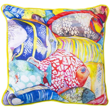 Cushion Alexandra House Living Multicolour Textile 45 x 45 cm by Alexandra House Living, Cushions - Ref: D1625851, Price: 21,...