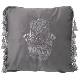 Cushion Alexandra House Living Grey Silver Textile 45 x 45 cm by Alexandra House Living, Cushions - Ref: D1625905, Price: 19,...