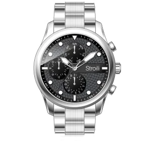 Montre Homme Stroili 1683278 Noir Argenté de Stroili, Montres bracelet - Réf : S7294168, Prix : 135,76 €, Remise : %