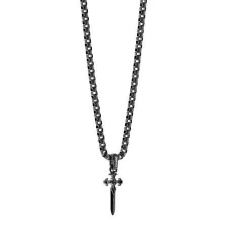 Collier Homme Guess JUMN04024JWBKT-U Croix de Guess, Colliers - Réf : S7294531, Prix : 77,60 €, Remise : %