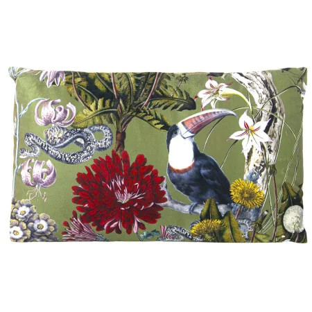 Cushion Alexandra House Living Green Textile 50 x 30 cm by Alexandra House Living, Cushions - Ref: D1625979, Price: 16,19 €, ...