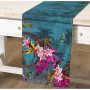 Caminho de Mesa Alexandra House Living Azul Têxtil 33 x 180 cm Algodão Floral de Alexandra House Living, Caminhos de mesa - R...