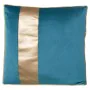 Almofada Alexandra House Living Azul Dourado Veludo Têxtil 45 x 45 cm de Alexandra House Living, Almofadas - Ref: D1626011, P...